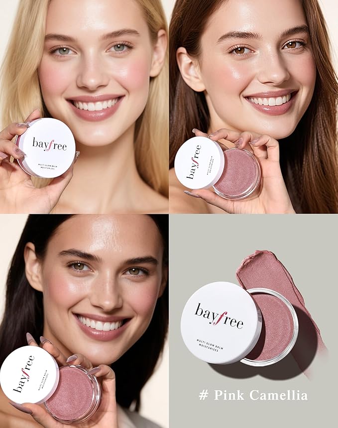 Multi Glow Balm, Cream Blush for Cheeks, Blush Balm Face Makeup, Radiant Finish, Hydrating, Creamy, Lightweight & Blendable Color, Face Makeup, 0.63 Oz