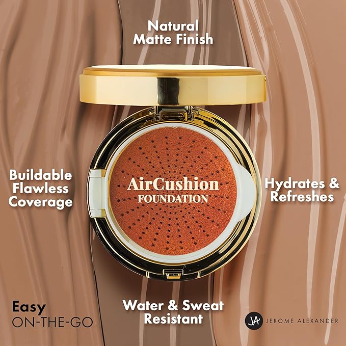 MagicMinerals AirCushion Foundation by Jerome Alexander, Cushion Foundation Coverage (Medium-Dark)