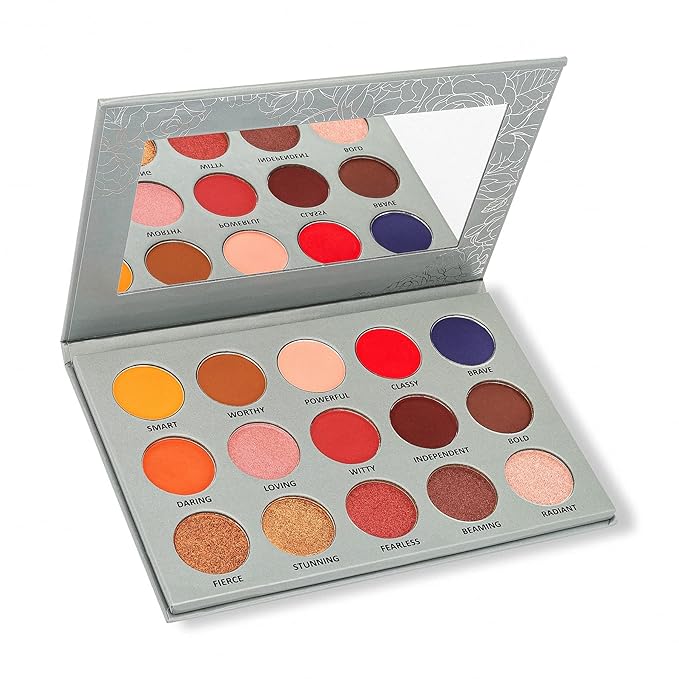 | 15 color pigmented blendable eyeshadow palette