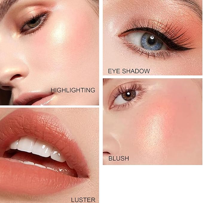 Heart Blush Stick, Matte Rouge Stick, Cheek Contour (05#, 0.) 21 OZ