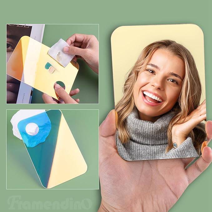 Framendino, 4 Pack Acrylic Cosmetic Makeup Palette Tray