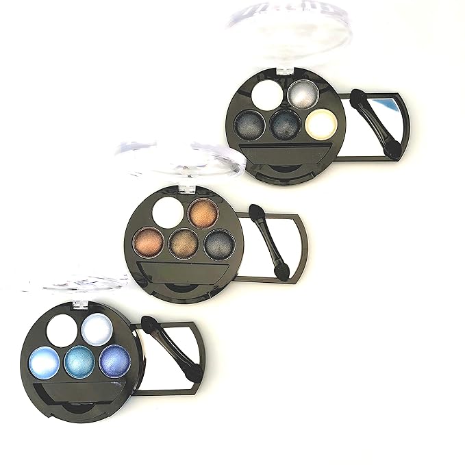 Mallofusa 5 Colors Eye Shadow Palette Powder Metallic 7oz