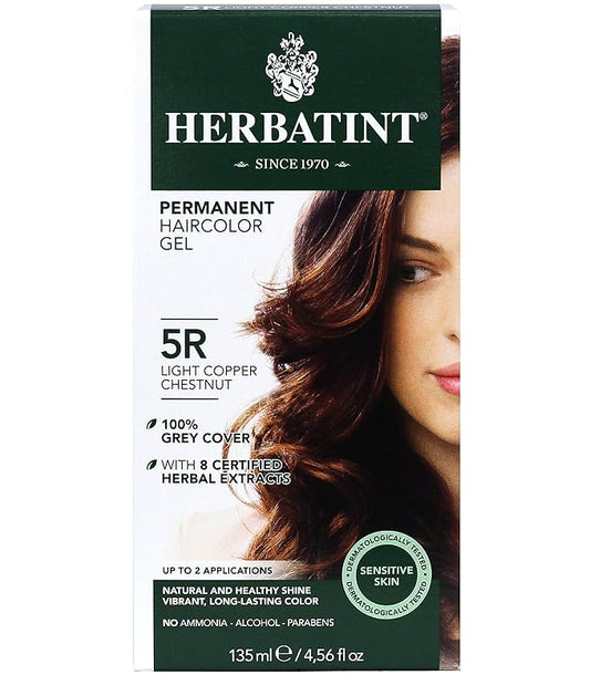 Herbatint Permanent Haircolor Gel, 5R