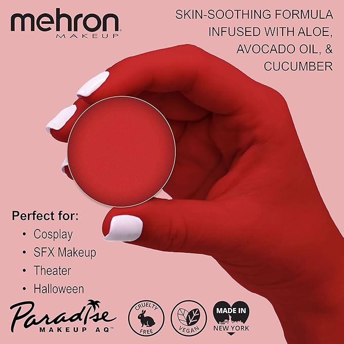 Mehron Makeup Paradise Makeup AQ Refill (.25 oz) 25 oz