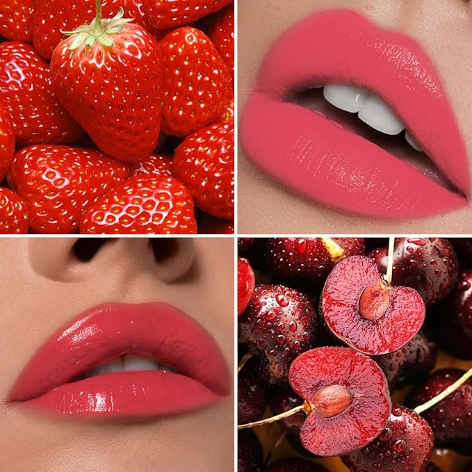 2 Colors Lip Tint Stain Set,Lip Stain Long Long