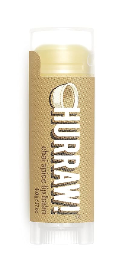 Hurraw! Chai Spice Lip Balm: Organic,