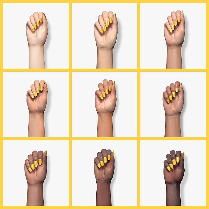 Kiara Sky Long Lasting Nail Dip Powder Yellow Tones 1 oz, Sunny Daze