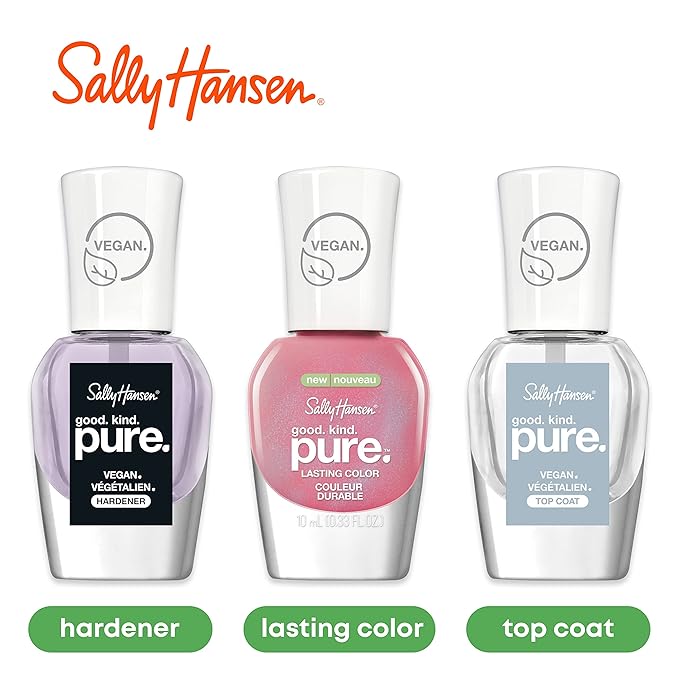 Sally Hansen Good.Kind.Pure Nail Polish 290 Peony Origins 0.33 fl oz (Pack of 1)