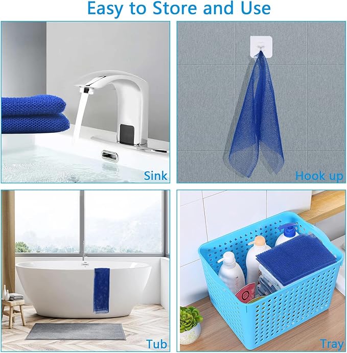 2 piece african exfoliating net