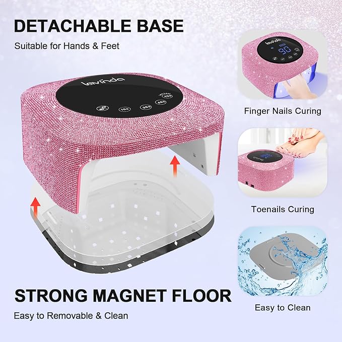 Uv nail lamp 54w, cordless