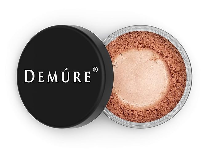 Demure Mineral Blush Makeup (Peachy), Loose Powder Makeup, By Demure