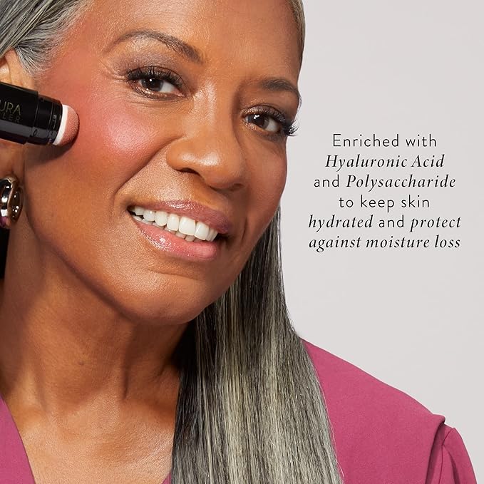 LAURA GELLER NEW YORK Serum Blush Tint, Lightweight Liquid Blush for Cheeks, Weightless Watercolor Sheer Finish, Beautiful Blossom