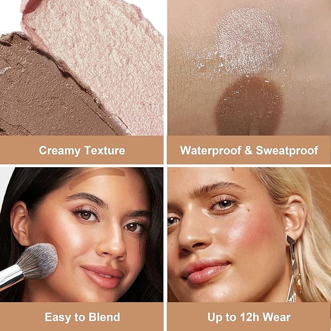 FV Cream Contour Stick, 2-in-1 Face Shaping Stick 26oz