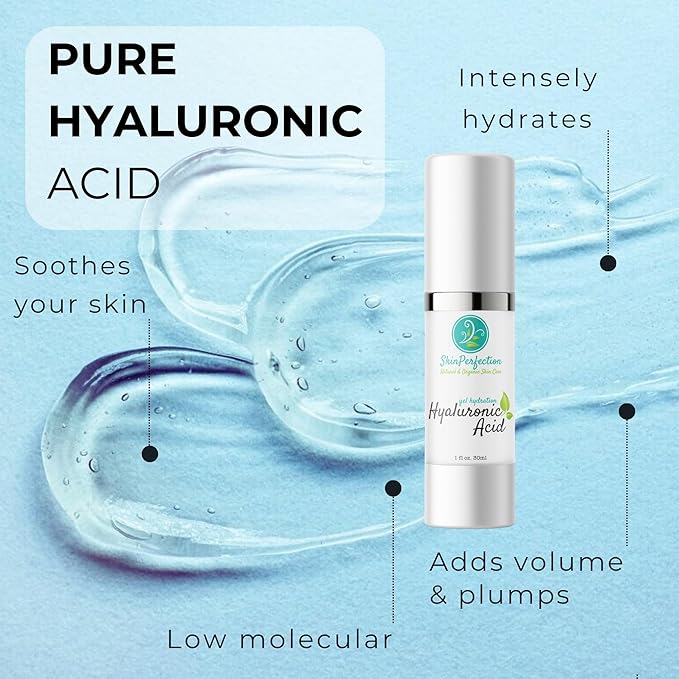 100% Pure Hyaluronic Acid Serum Moisturizing!