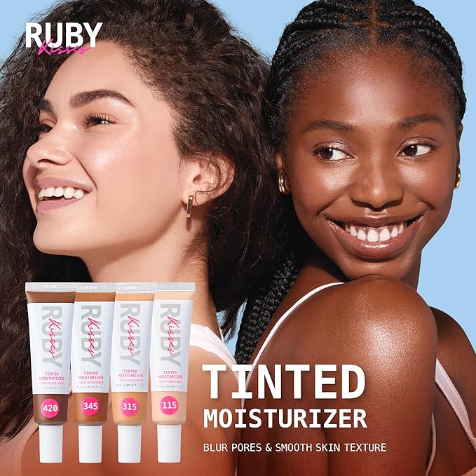 Ruby Kisses Tinted Moisturizer, Hydration, Calm & Revitalize