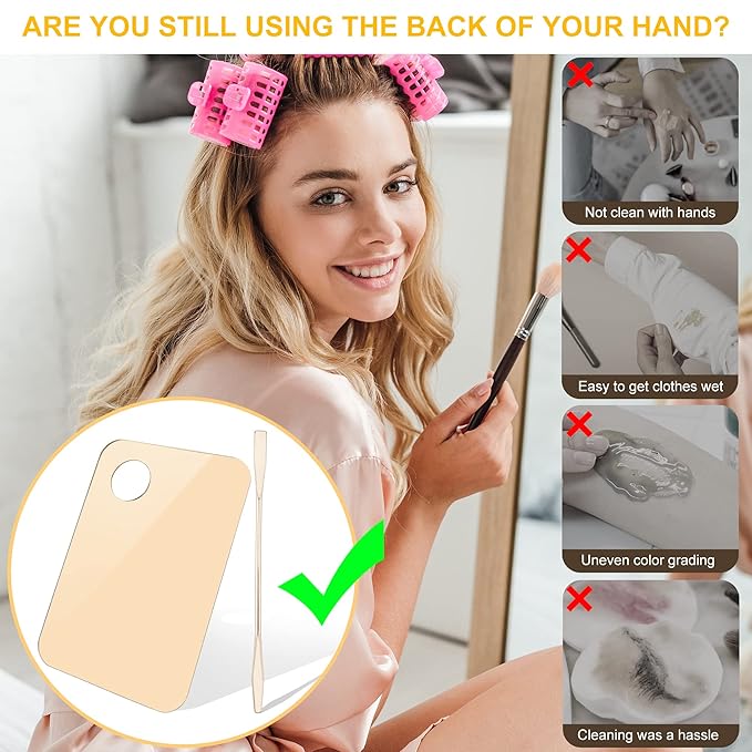 Acrylic Cosmetic Makeup Palette, Makeup Mixing Tray