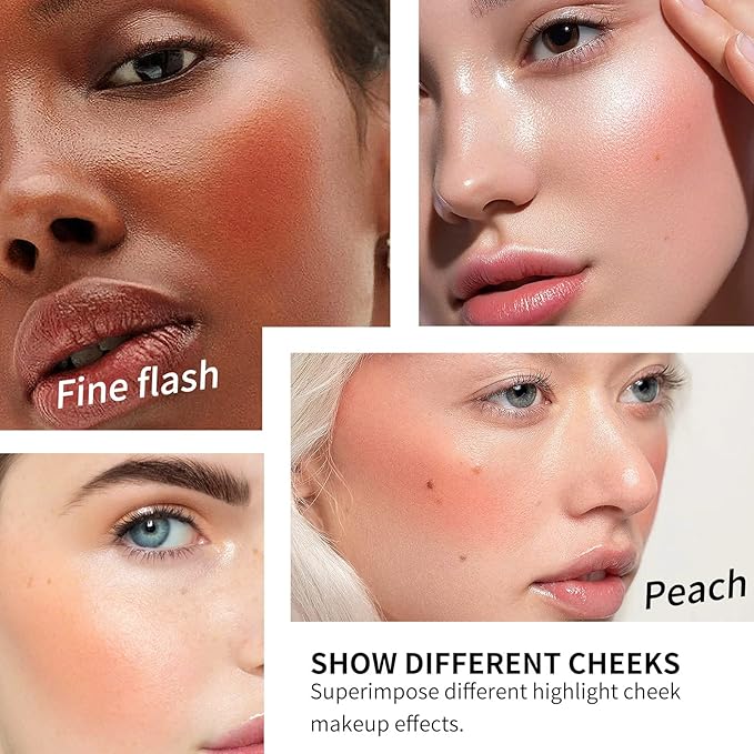 AKARY Velvet Mousse Liquid Blush Makeup for Cheeks, (02 Pink)