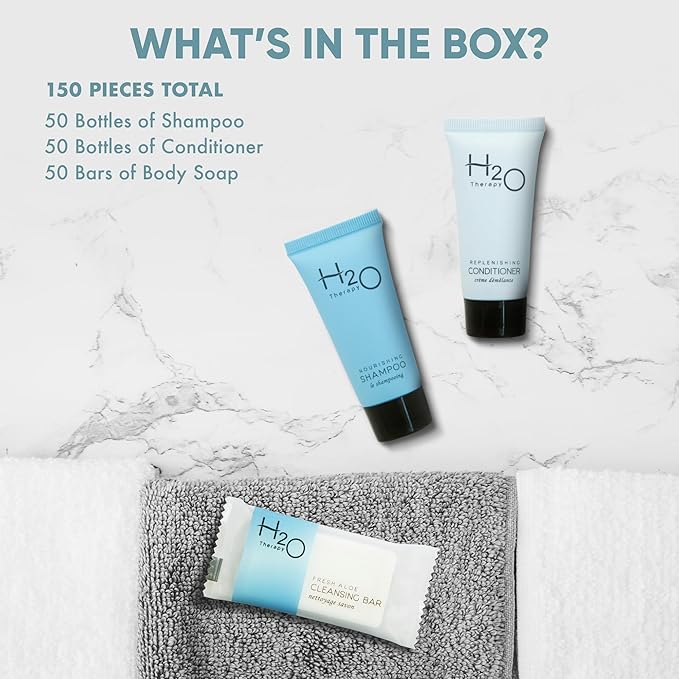 H2O Therapy Hotel Soaps and Toiletries oz