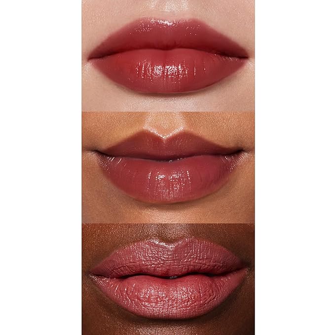 e.l.f. O Face Satin Lipstick, Richly Pigmented, Nourishing & Long-Lasting Creamy Lipstick, Infused With Jojoba, Vegan & Cruelty-Free, Standing Ovation