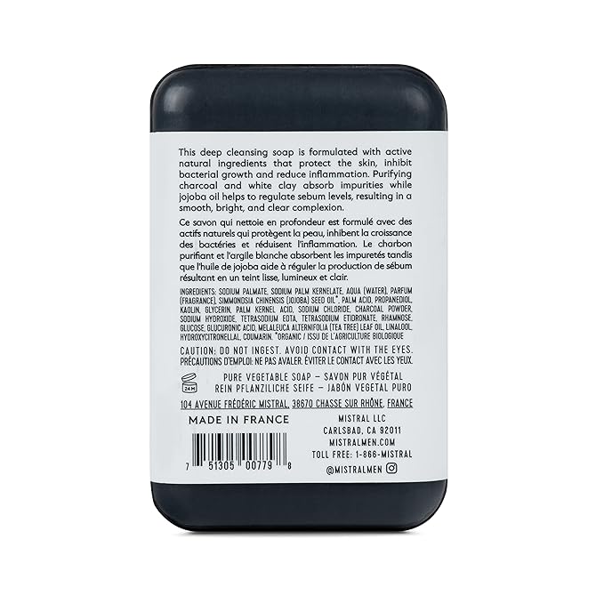 Mistral Purifying Bar Soap, Aromatic Citrus, Large Bar