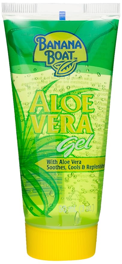 Banana Boat Soothing After Sun Gel With Aloe Vera - Soothes, Cools & Replenishes - TRAVEL SIZE - 3oz (Pack of 6)