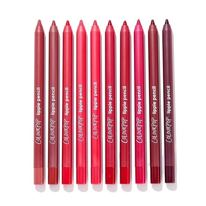 ColourPop Lippie Lip Pencil Vault - High-Pigment, Long-Lasting & Sharpenable Lip Liner with High-Impact Color - Vegan, Cream Formula with Precise Application - Bring the Heat (0.04 oz)