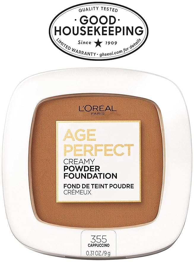 L'Oreal Paris Age Perfect Creamy Powder Foundation Compact, 0.31 oz