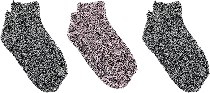 Dr. Scholl's Women's Low Cut Soothing Spa Socks-Lavender & Vitamin E Infused-2 & 3 Pairs-Bottom Grippers