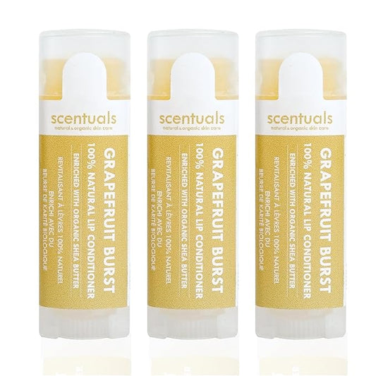 Lip Balm Set of 3, Made Natural