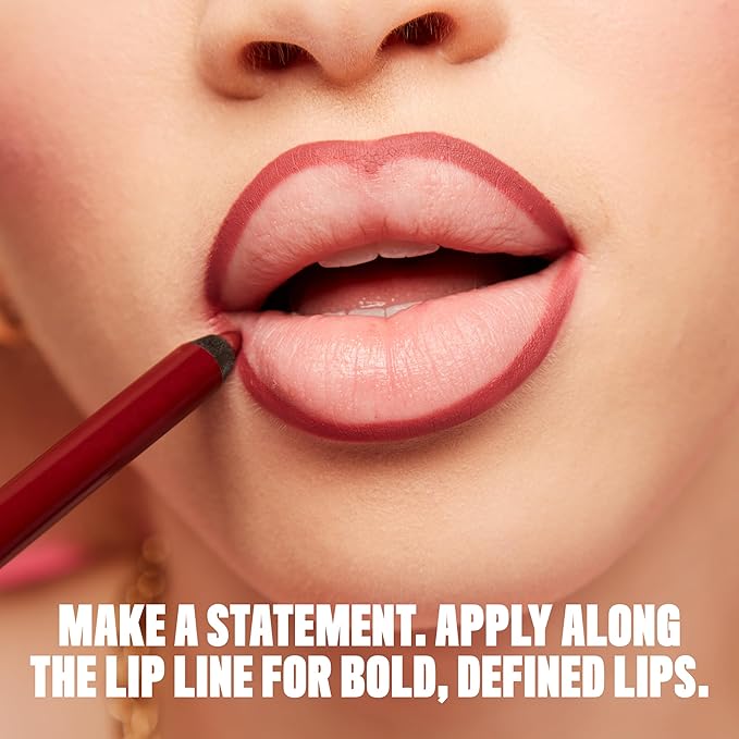 NYX PROFESSIONAL MAKEUP Line Loud Lip Liner, Longwear and Pigmented Lip Pencil with Jojoba Oil & Vitamin E - No Wine-ing