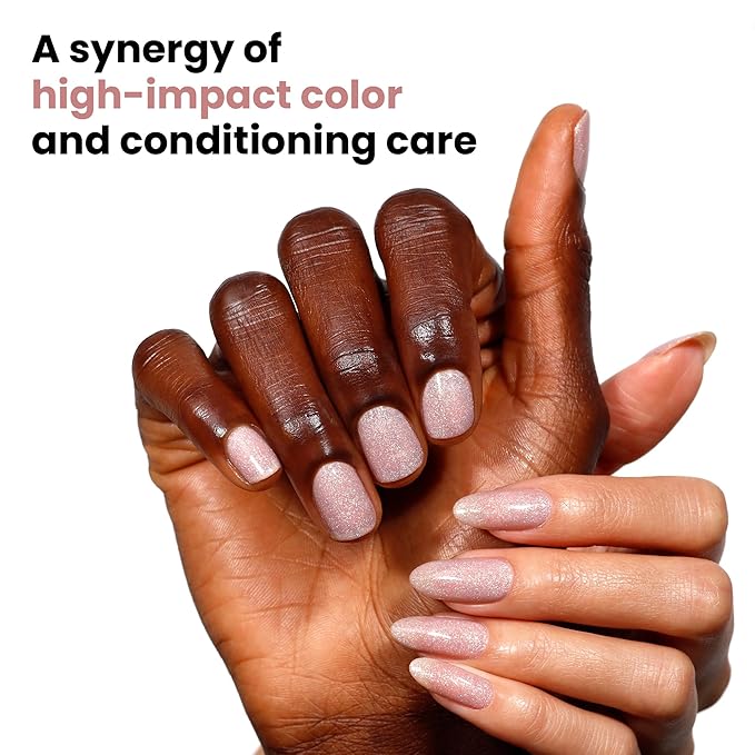 LONDONTOWN lakur Nail Polish - Chip-Resistant, Non-Toxic, Conditions & Hydrates Nails | Glossy Neutral Champagne in Bed Creme, 0.40 fl oz