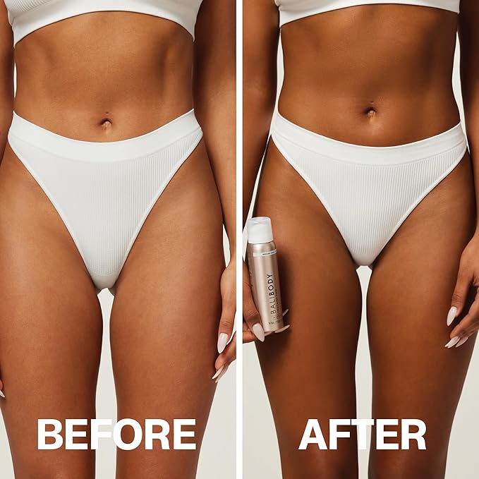 Bali Body Instant Tan Medium-Dark | Skin Perfecting Aerated Spray, Instantly Flawless Airbrushed Bronzed Finish | Soothing for All Skin Types | Vegan, Cruelty Free, Australian Made (97 ml/3.28 fl oz)