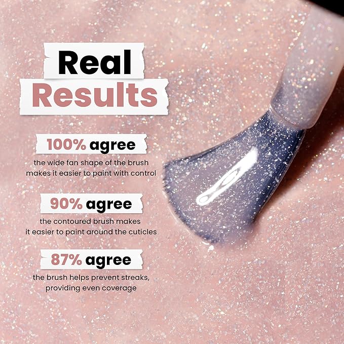 LONDONTOWN lakur Nail Polish - Chip-Resistant, Non-Toxic, Conditions & Hydrates Nails | Glossy Neutral Champagne in Bed Creme, 0.40 fl oz