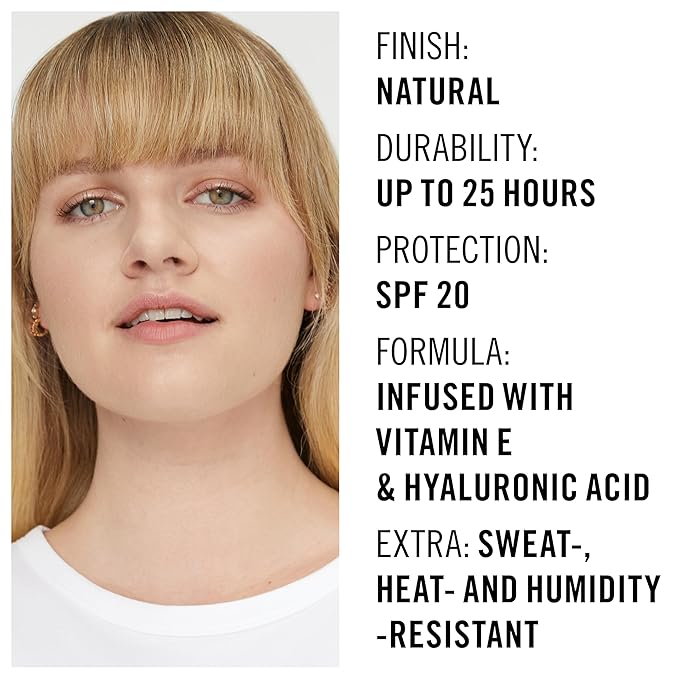 Rimmel London Lasting Finish 25HR - 103 True Coverage, Waterproof, 1oz