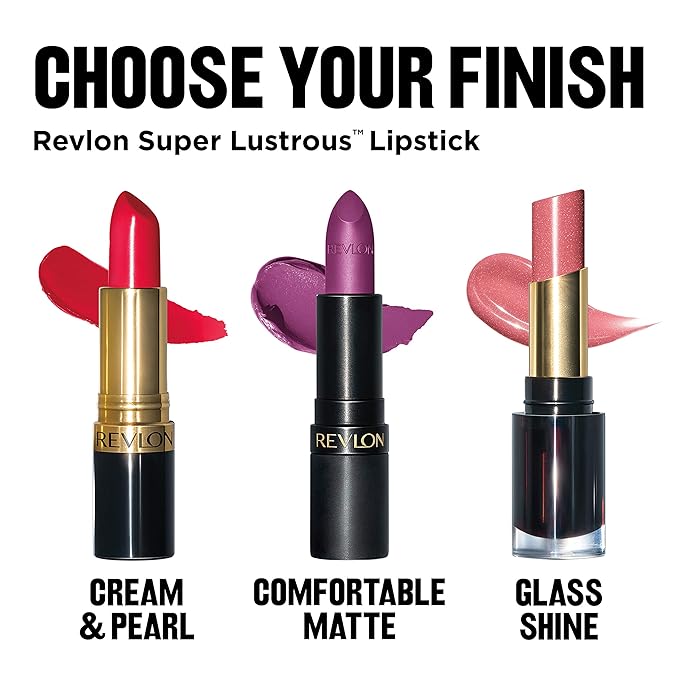 Revlon Super Lustrous The Luscious Mattes Lipstick, High Impact with Moisturizing Velvety Formula, Shameless, 0.74 oz