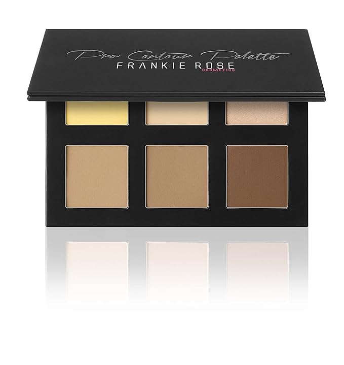 Frankie Rose Cosmetics Pro Contour Palette - Long-Wearing,
