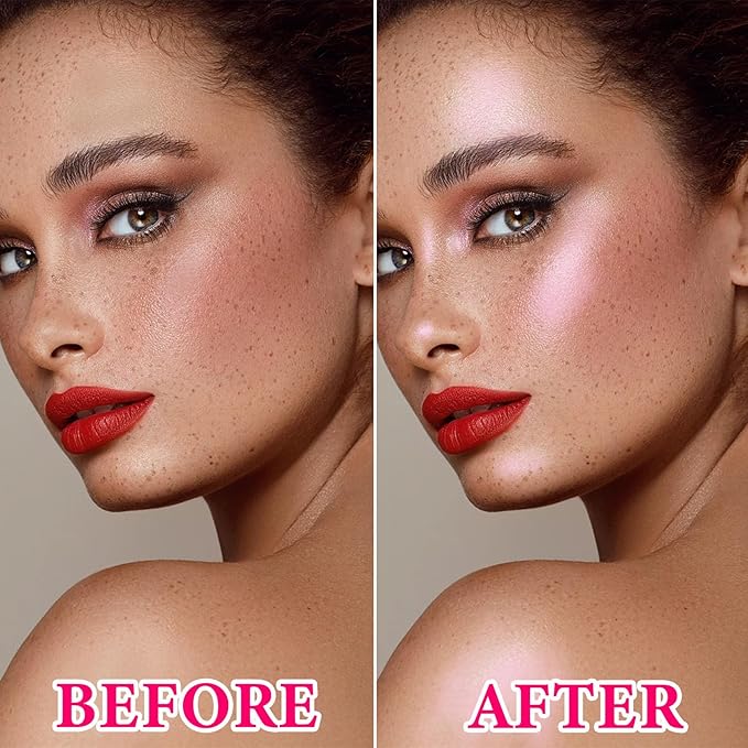 3 Pcs Highlight Cream Contour Sticks Set,Shimmer Stick Women(01#,02#,03#)