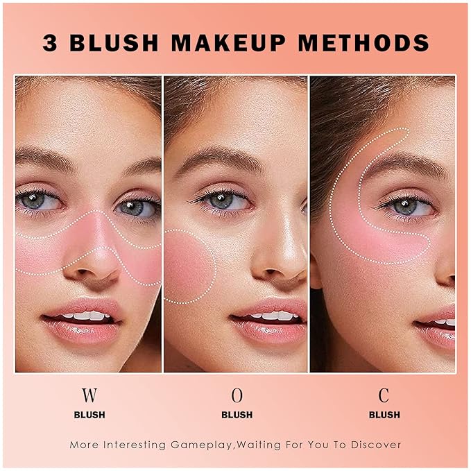 AKARY Soft Liquid Blush Makeup Lightweight, Velvet Beauty Tender Powder