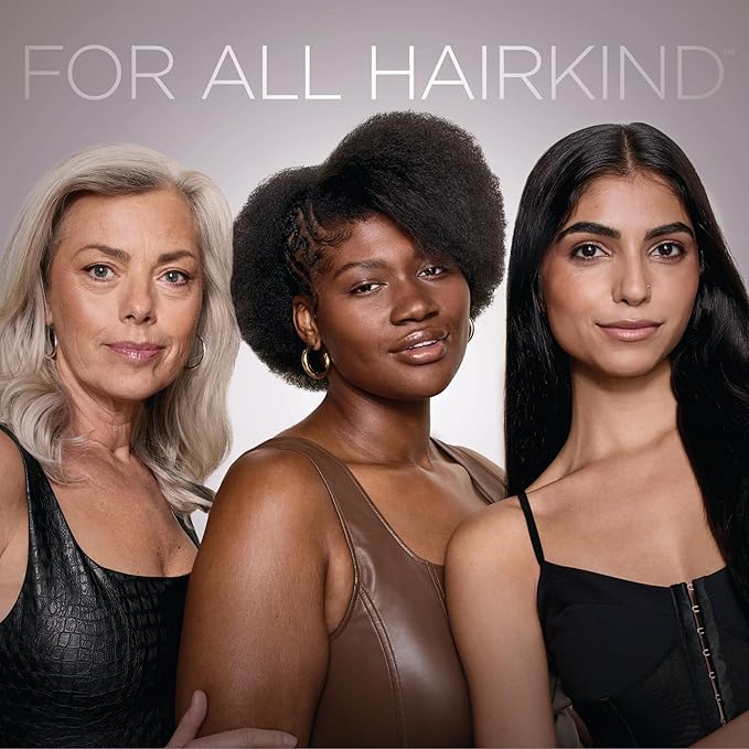 Shark FlexFusion Hair Straightener & Powerful Hair Dryer with Diffuser, Fusion Hair Brush, Ceramic Air Styler with Auto-Wrap Hair Curlers, Ceramic Plates, Cosmic Blush HD642S