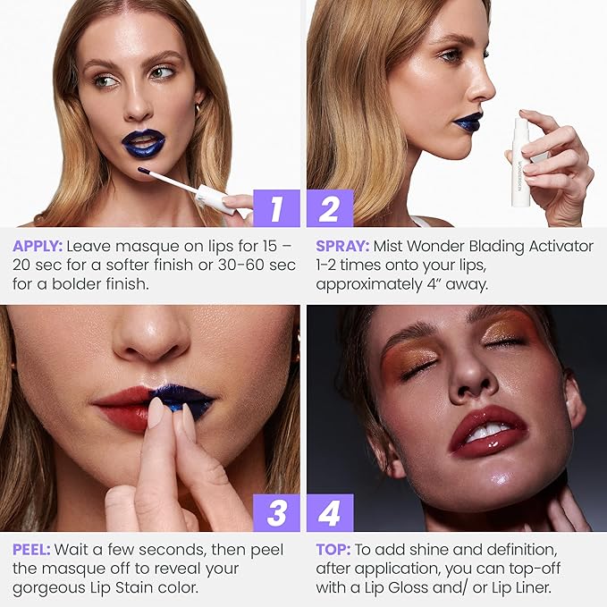 Wonderskin Wonder Blading Lip Stain Peel (Glamorous)