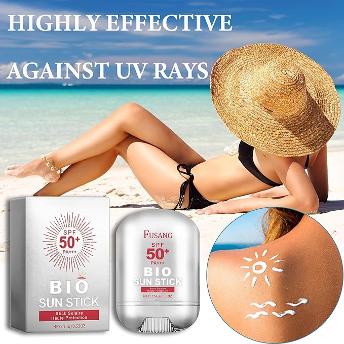 Face Sunscreen Stick SPF 50+,Matte Non-Greasy Sunscreen Stick Face,Moisturizing Sun Screen Stick for All Skin Types,Oil Control Long Lasting Sunscreen Face Stick-02