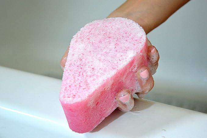 Spongeables Anti-Cellulite Body Wash in a Sponge, Moisturizer and Exfoliator, 20+ Washes, Peony Blossom, 2 Count