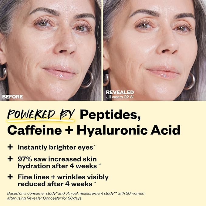 Kosas Revealer Concealer - Medium Coverage Makeup with 0.5 N)