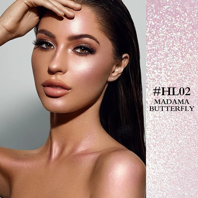 FOCALLURE Starfall Glowing Liquid Highlighter, Shimmering Body Oil,