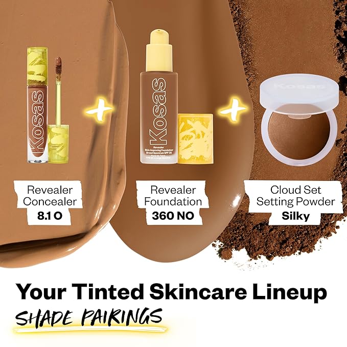 Kosas Revealer Concealer - Medium Coverage Makeup with 8.1 O)