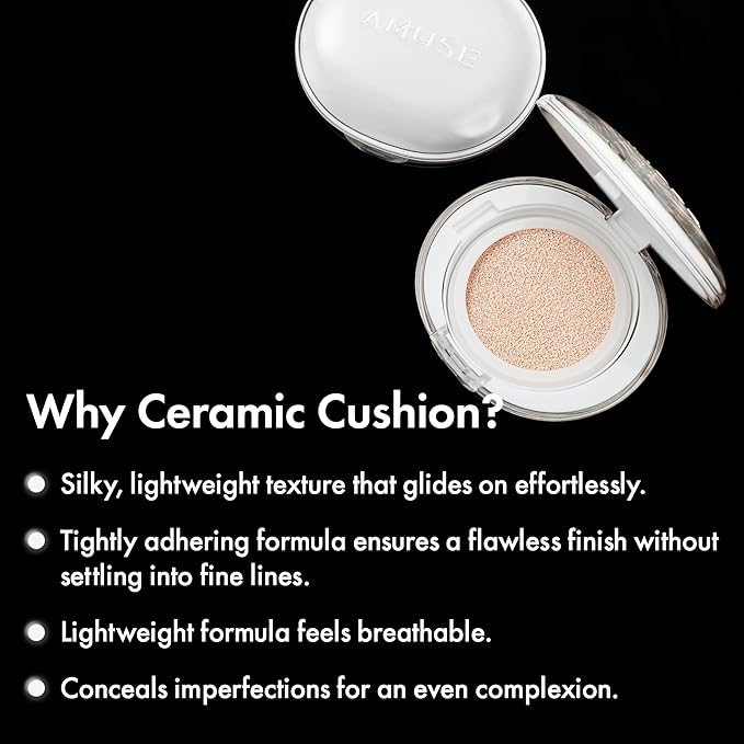 Amuse SEOUL Ceramic Skin Perfector Cushion Foundation Refill 15g