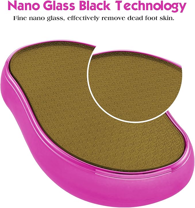 Nano glass foot file callus