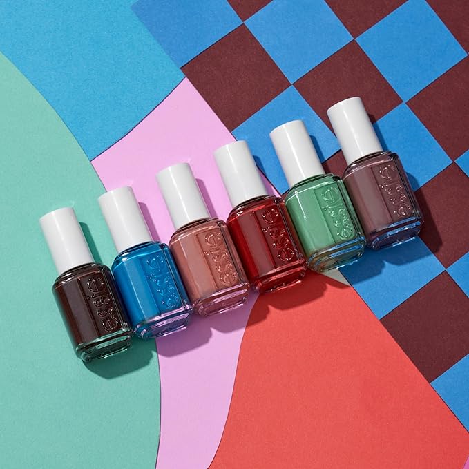 essie Salon-Quality Nail Polish, Vegan, Odd Squad, Blue, Offbeat Chic, 0.46 fl oz