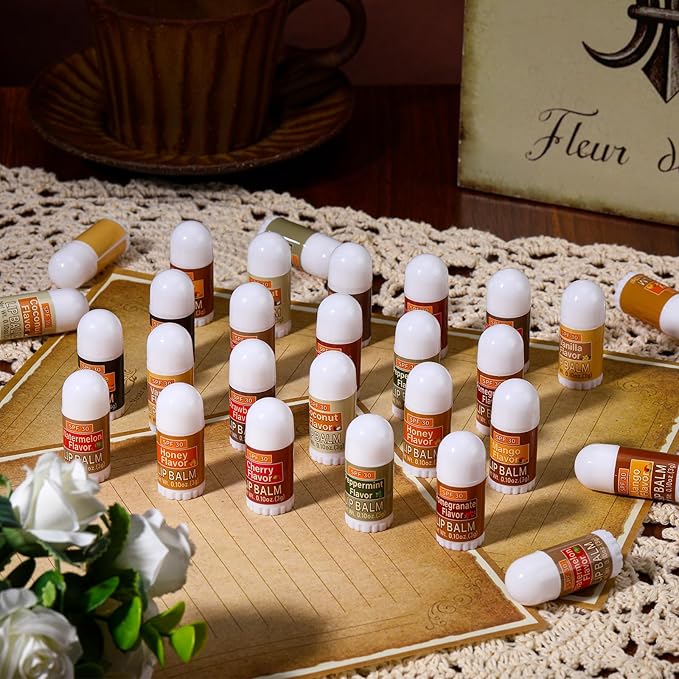 60 Pcs Mini Sunscreen Lip Balms