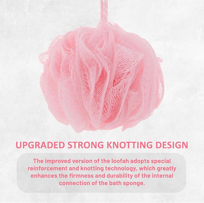 5 piece exfoliating loofah set